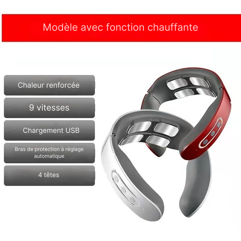 Appareil de Massage Cervical Chauffant